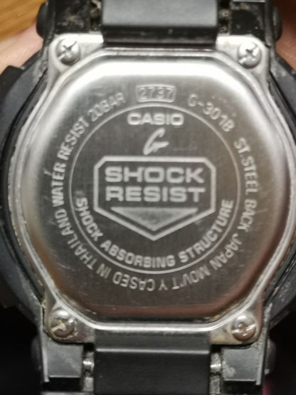 G-shock G-301B Digital-Analog Quartz Men