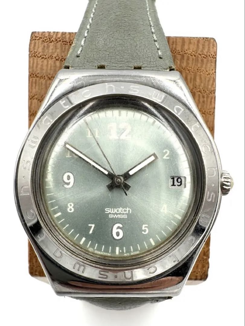 Swatch Irony Analog Quartz Unisex Adults Wristwatch Stainless Steel Case 32Mm Date