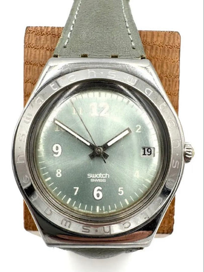 Swatch Irony Analog Quartz Unisex Adults Wristwatch Stainless Steel Case 32Mm Date