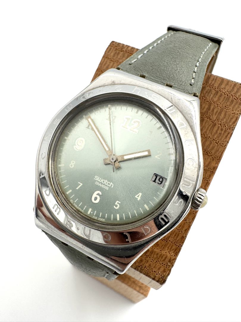 Swatch Irony Analog Quartz Unisex Adults Wristwatch Stainless Steel Case 32Mm Date