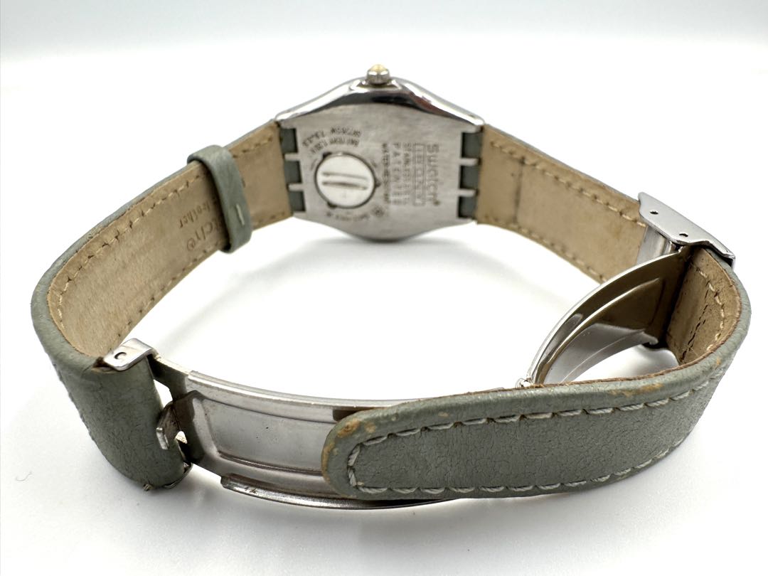 Swatch Irony Analog Quartz Unisex Adults Wristwatch Stainless Steel Case 32Mm Date