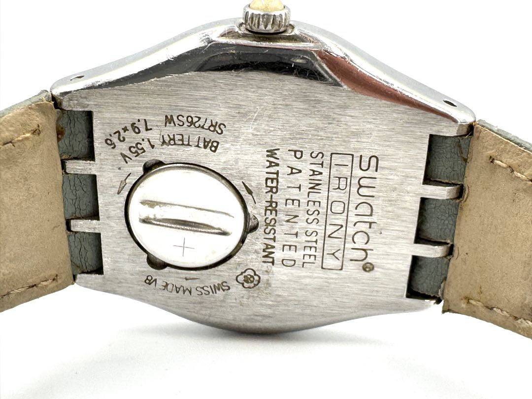 Swatch Irony Analog Quartz Unisex Adults Wristwatch Stainless Steel Case 32Mm Date