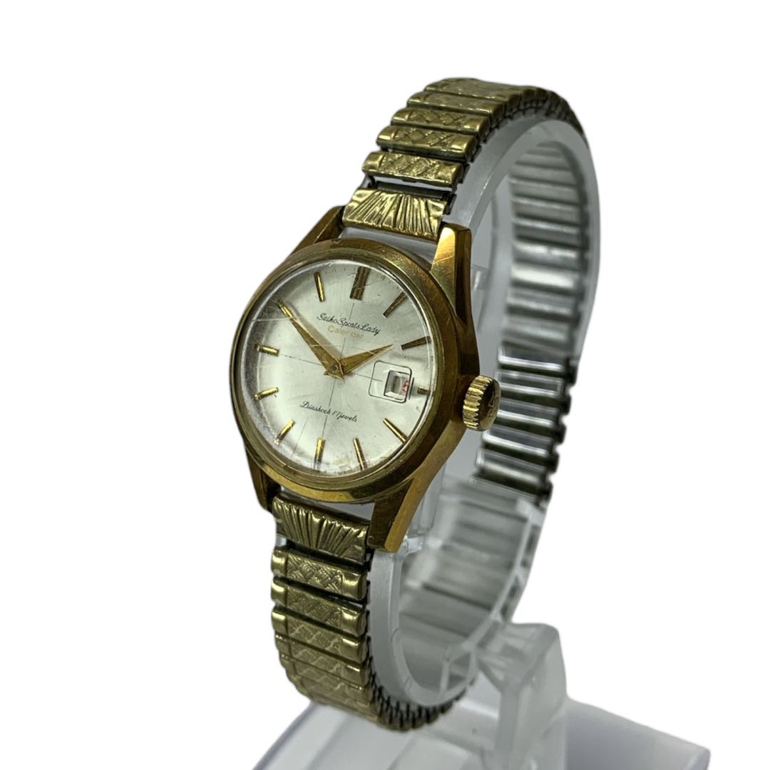 Seiko sports lady Analog Mechanical (Manual) Women 17Jewels Manual Winding Operation Confirmed