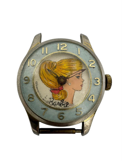 Barbie Analog Mechanical (Manual) Women Vintage Manual Winding Watch For Parts