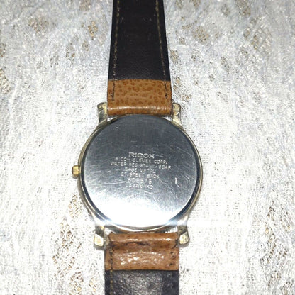 Analog Quartz Men Men Vintage Ricoh Bourbon Automatic Watch Men'S Rare