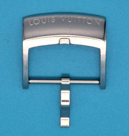 Analog Quartz Men Men Louis Vuitton Genuine Buckle 18Mm Silver Tone