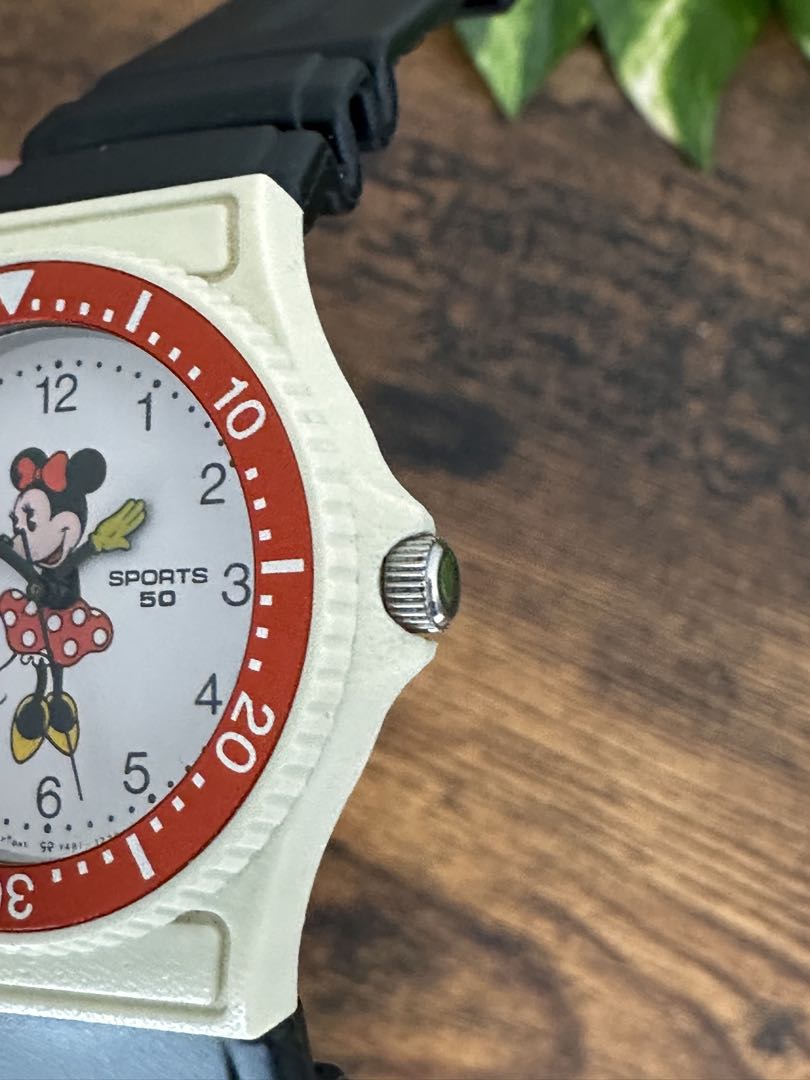 Seiko Alba Disney Analog Quartz Women Rare Retro Minnie Watch