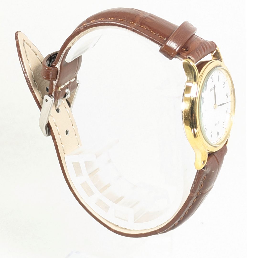 Seiko Spirit 4N20-0970 Analog Quartz Women 2-Hand Battery & Band Replaced Working Item