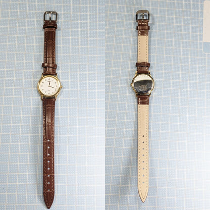 Seiko Spirit 4N20-0970 Analog Quartz Women 2-Hand Battery & Band Replaced Working Item