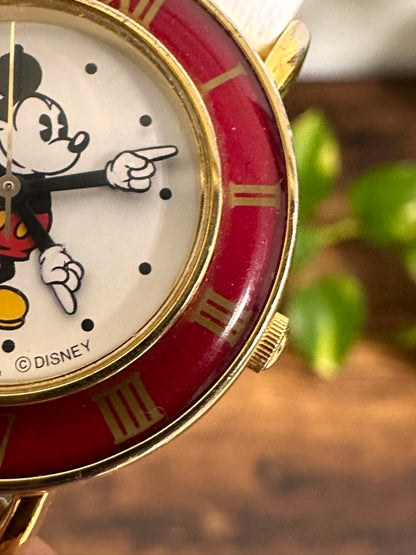 LORUS Disney Analog Quartz Women ロラス 希少 レトロ ミッキー Watch