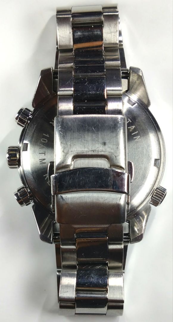 Flying Tiger Copenhagen Analog Quartz Men フライング タイガー コペンハーゲン Tigers Chronograph Watch [For Parts / Junk]