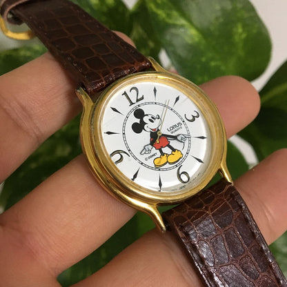 LORUS Analog Quartz Women ロラス 希少 レトロ ミッキー Watch