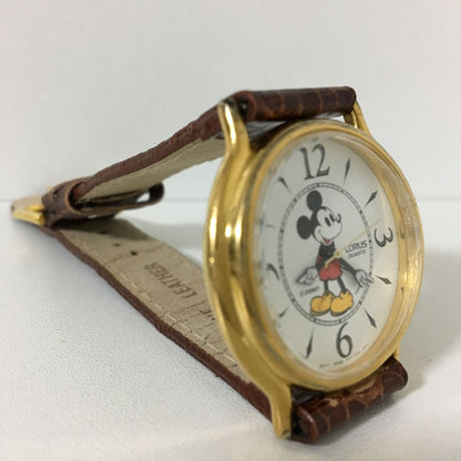 LORUS Analog Quartz Women ロラス 希少 レトロ ミッキー Watch