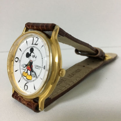 LORUS Analog Quartz Women ロラス 希少 レトロ ミッキー Watch