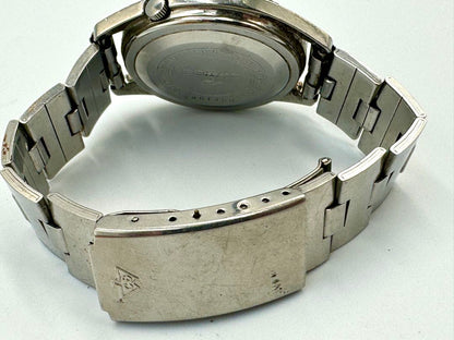 Seiko 5 5126-8030 Analog Mechanical (Automatic) Unisex Adults 126-8030 23 Jewels Day Date Fluted Bezel Automatic Vintage Watch Runs