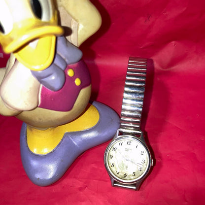 Seiko Analog Quartz Women Antique Old Women's Watch Steel Metal Band