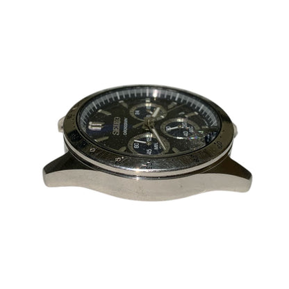 Seiko Analog Quartz Men Chronograph Watch Head Only Operation Confirmed