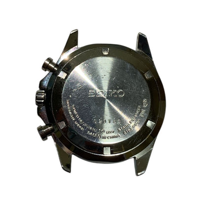 Seiko Analog Quartz Men Chronograph Watch Head Only Operation Confirmed