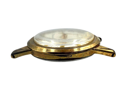 Citizen Ace Analog Mechanical (Manual) Unisex Adults Parashock 21 Jewels Vintage Gold Plated Manual Junk Men'S Watch Head