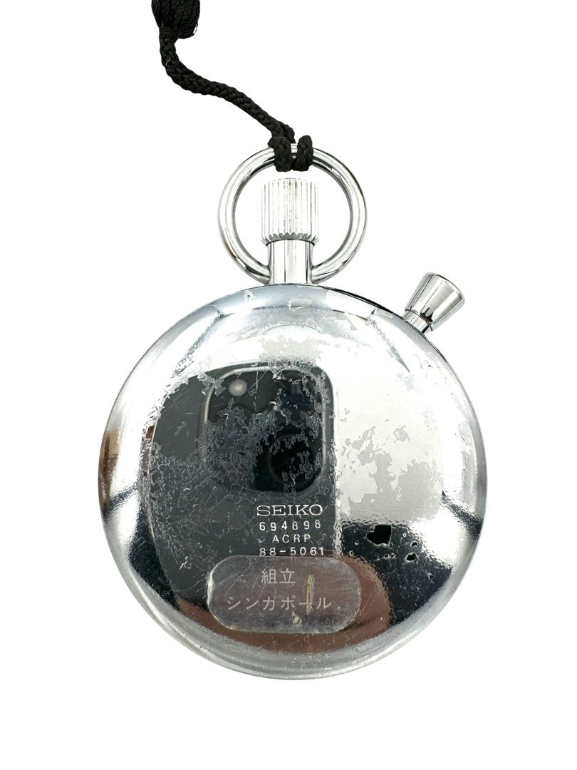 Seiko Stopwatch 88-5061 Analog Mechanical (Manual) Unisex Adults Vintage Manual 30 Mins Dial 56Mm From Japan