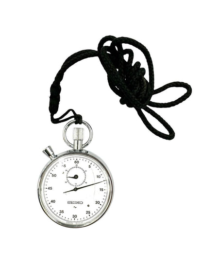 Seiko Stopwatch 88-5061 Analog Mechanical (Manual) Unisex Adults Vintage Manual 30 Mins Dial 56Mm From Japan