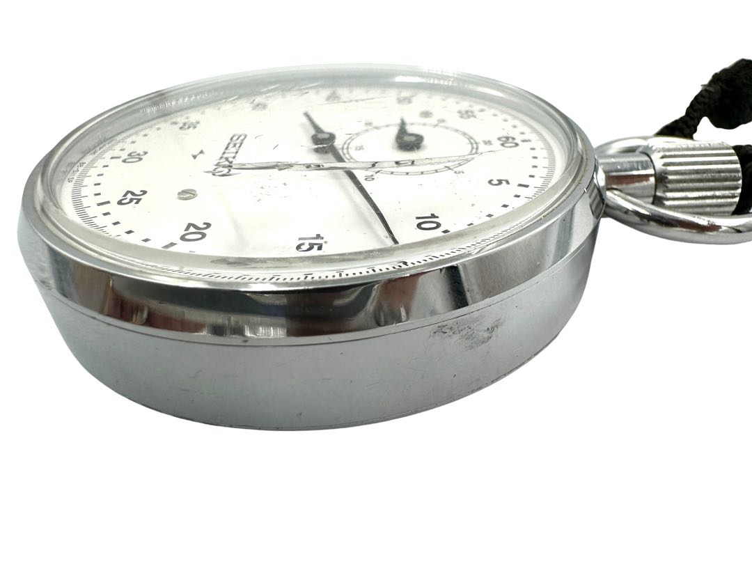 Seiko Stopwatch 88-5061 Analog Mechanical (Manual) Unisex Adults Vintage Manual 30 Mins Dial 56Mm From Japan