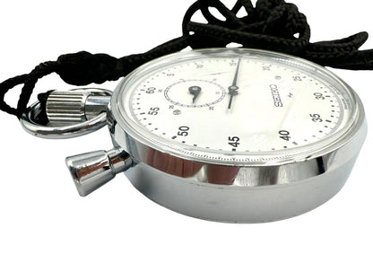 Seiko Stopwatch 88-5061 Analog Mechanical (Manual) Unisex Adults Vintage Manual 30 Mins Dial 56Mm From Japan