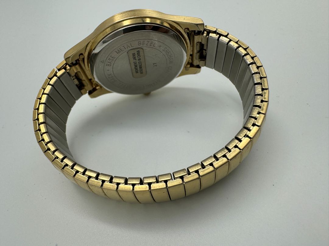 Acqua Analog Quartz Men Watch Gold Tone
