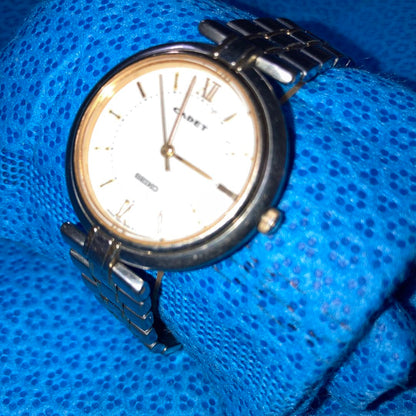 Seiko Analog Quartz Women Cadet Combination Square Women & Men