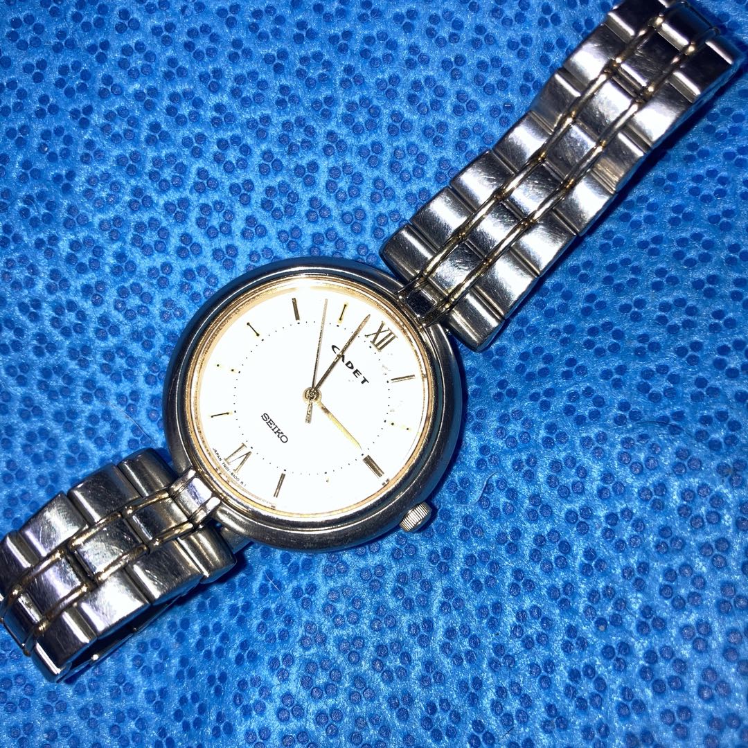 Seiko Analog Quartz Women Cadet Combination Square Women & Men