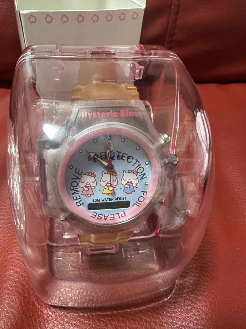 Hysteric Blue Calpis Nude Digital Quartz Women