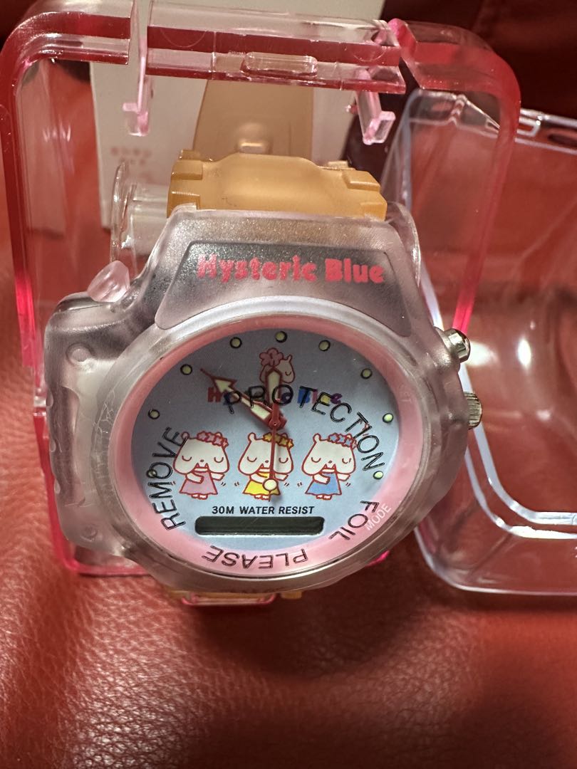 Hysteric Blue Calpis Nude Digital Quartz Women