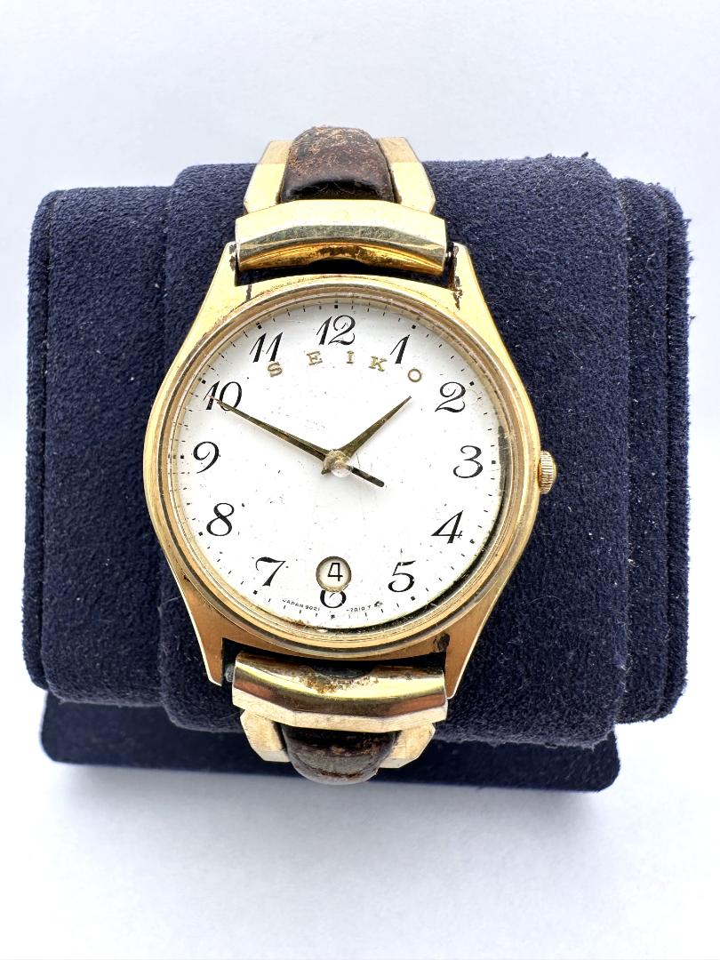 Seiko 9021-7000 Analog Quartz Men Date Watch Men'S