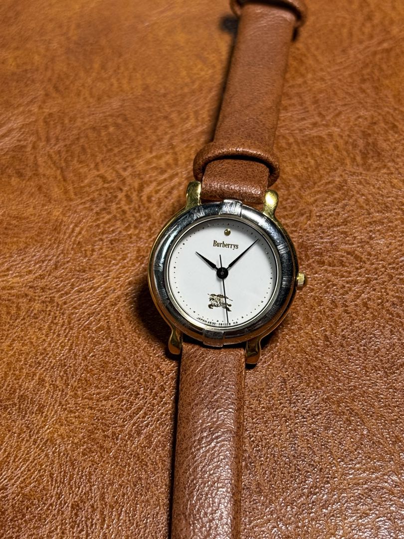 BURBERRY 4630-E60809 Analog Quartz Women S Vintage Watch 1990S Rare