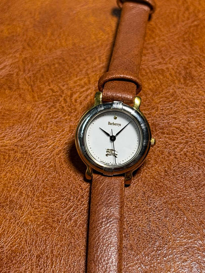 BURBERRY 4630-E60809 Analog Quartz Women S Vintage Watch 1990S Rare