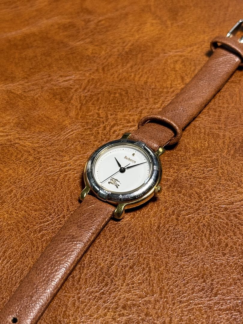 BURBERRY 4630-E60809 Analog Quartz Women S Vintage Watch 1990S Rare