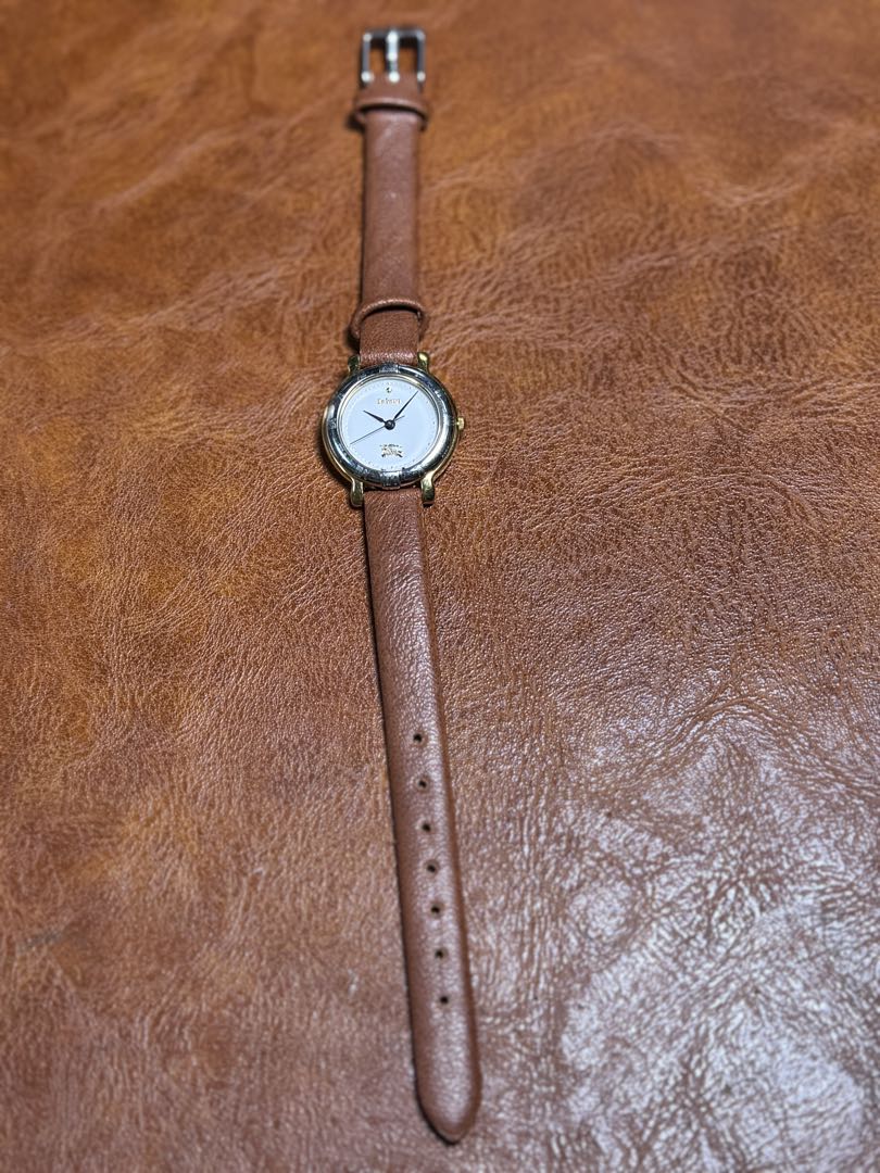 BURBERRY 4630-E60809 Analog Quartz Women S Vintage Watch 1990S Rare