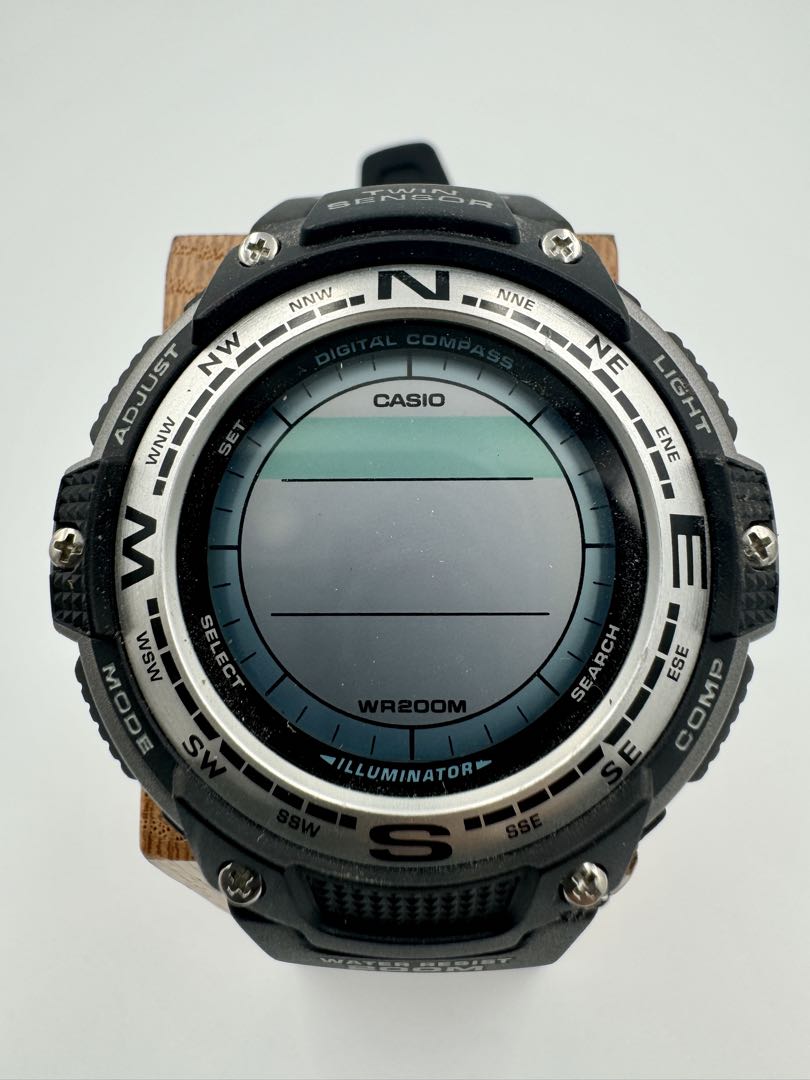Casio Twin Sensor World Time SGW-100 Digital Men Wristwatch - Model