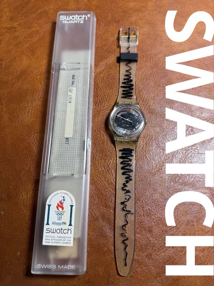 Swatch Analog Quartz Men Skizzo Gk 191 Vintage Watch 1995 Unused Rare