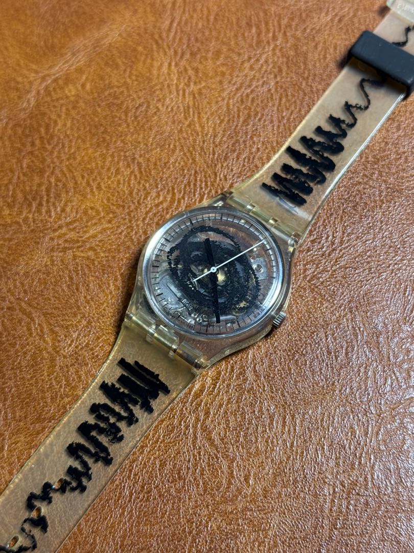 Swatch Analog Quartz Men Skizzo Gk 191 Vintage Watch 1995 Unused Rare
