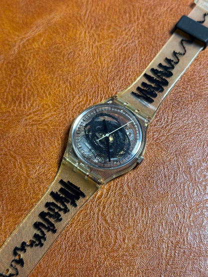 Swatch Analog Quartz Men Skizzo Gk 191 Vintage Watch 1995 Unused Rare