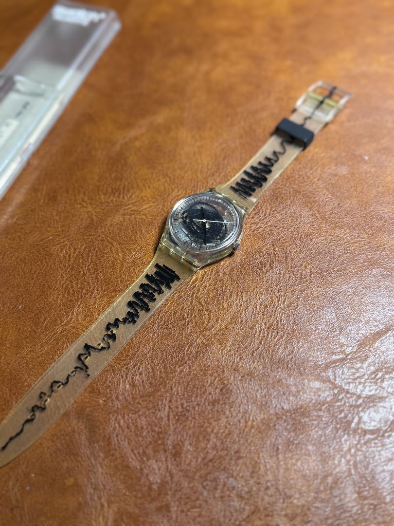 Swatch Analog Quartz Men Skizzo Gk 191 Vintage Watch 1995 Unused Rare