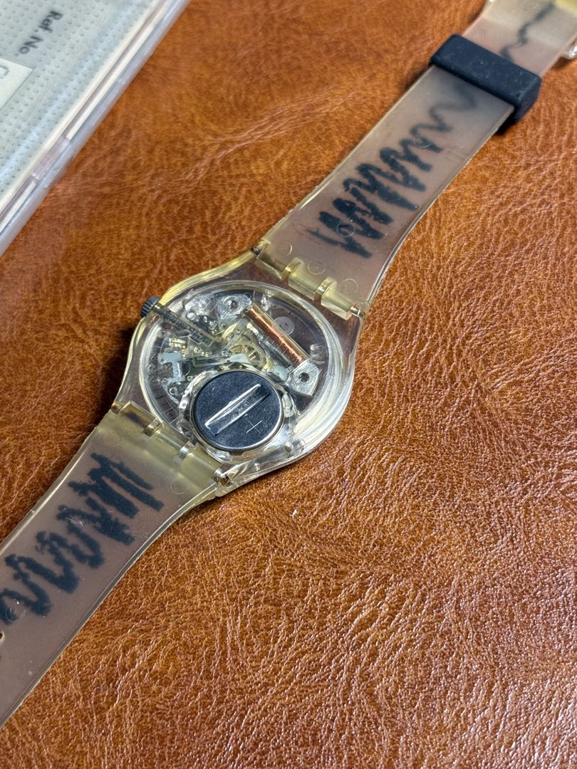 Swatch Analog Quartz Men Skizzo Gk 191 Vintage Watch 1995 Unused Rare