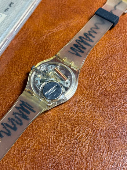 Swatch Analog Quartz Men Skizzo Gk 191 Vintage Watch 1995 Unused Rare