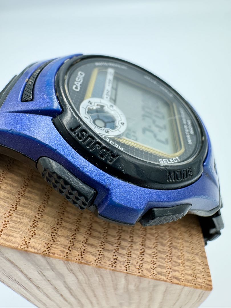 Casio Digital Series W-212 Watch 39Mm Water Resistant Blue Vintage