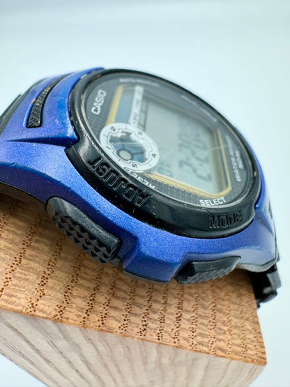 Casio Digital Series W-212 Watch 39Mm Water Resistant Blue Vintage