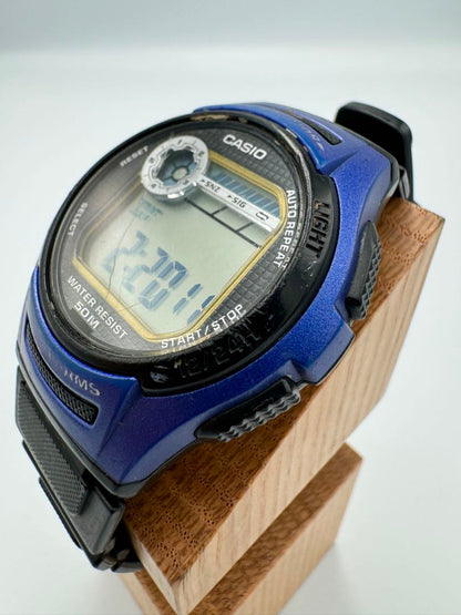 Casio Digital Series W-212 Watch 39Mm Water Resistant Blue Vintage