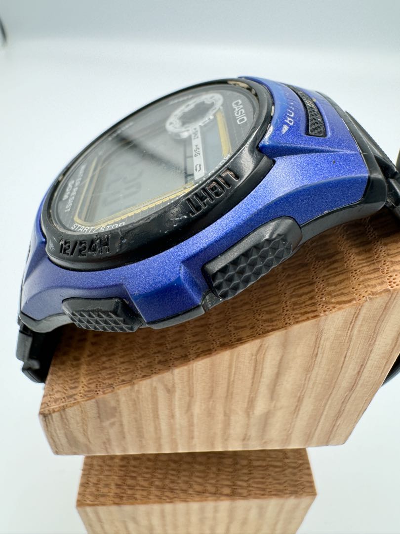 Casio Digital Series W-212 Watch 39Mm Water Resistant Blue Vintage