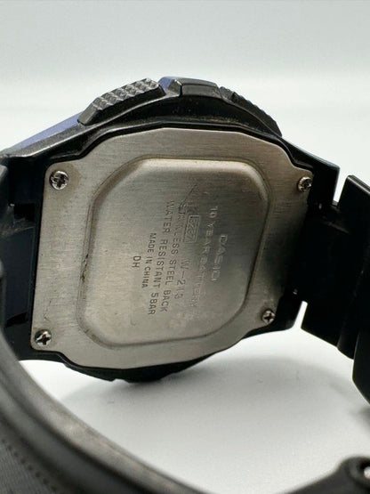 Casio Digital Series W-212 Watch 39Mm Water Resistant Blue Vintage