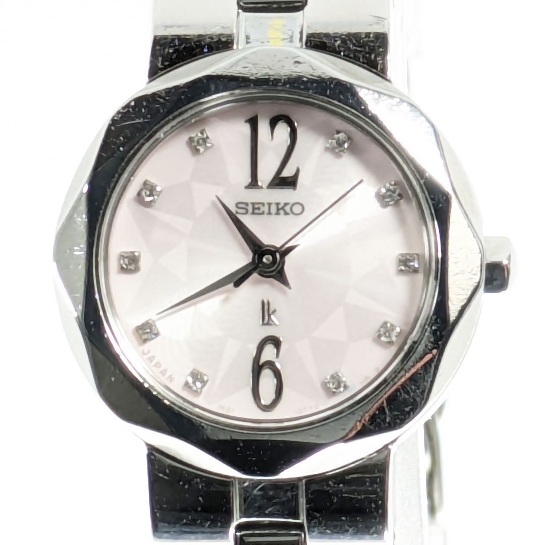 Seiko lk/lukia Analog Quartz Women Lukia 10 Diamonds Womenbattery Replaced Working Item